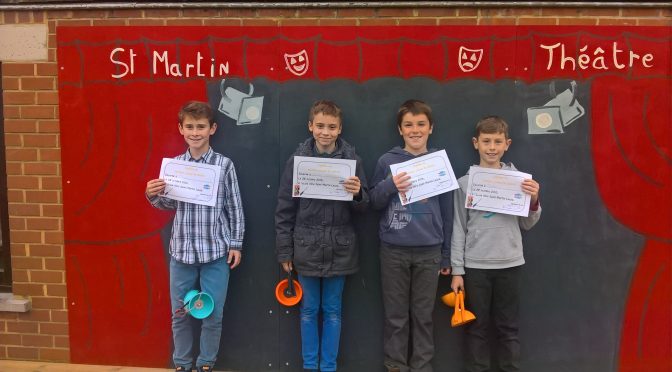 P5-P6: 4 gagnants au concours de diabolo